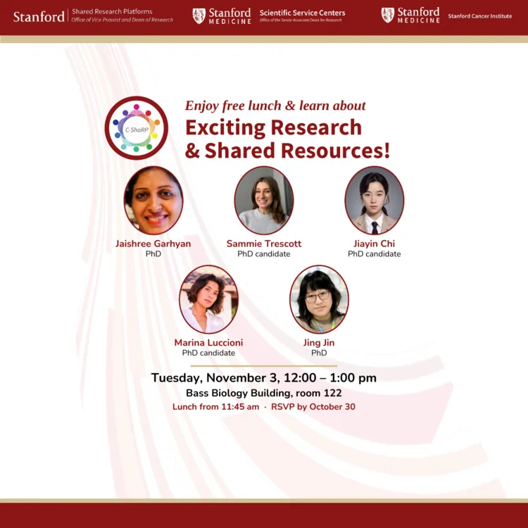 Lunch & Learn: Exciting Research and Shared Resources!