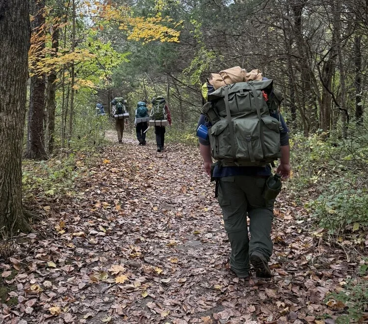 Fall Colors Backpacking Trip in the Red River Gorge