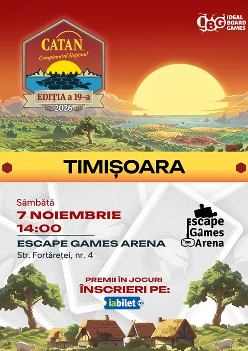 Timișoara: Catan - Etapa Locala 2026