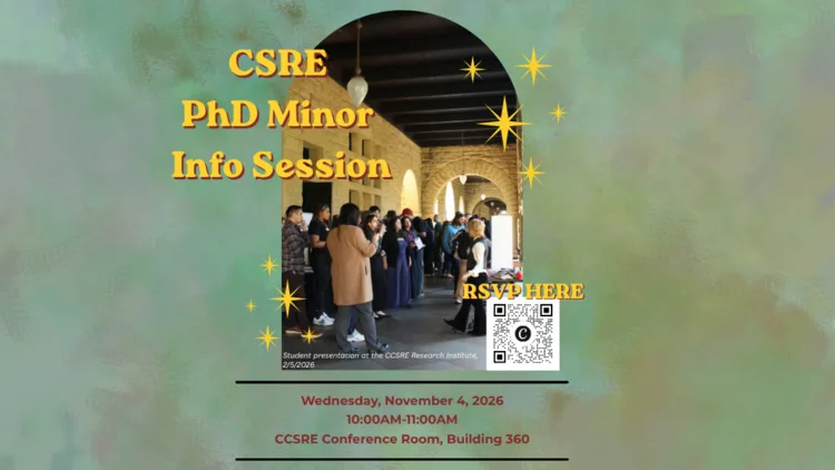 CSRE PhD Minor Info Session