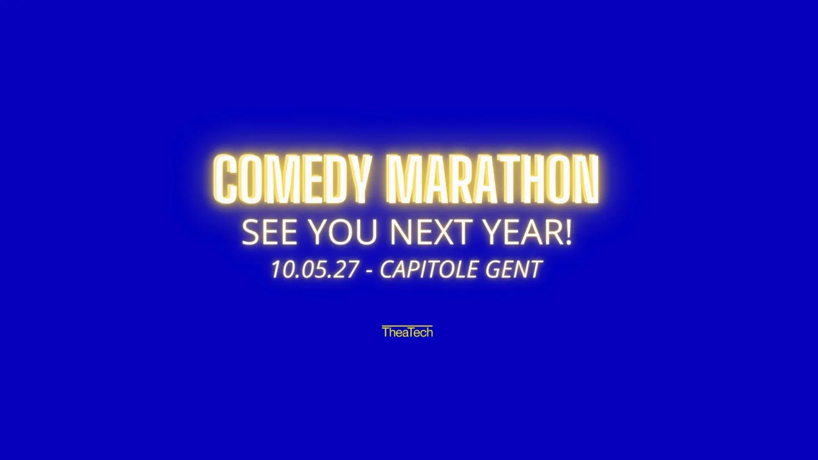 Comedy Marathon 2027