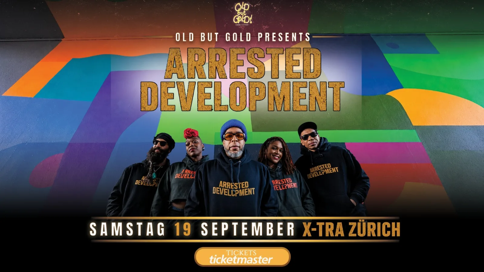 Old but Gold Ü30 HipHop Party w/ Arrested Development & Live Band (USA