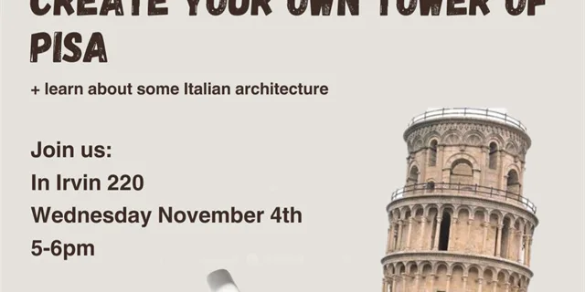 Create Your Own Tower of Pisa!