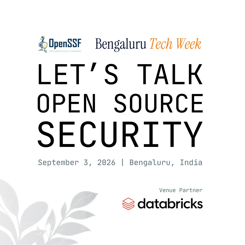 Let's Talk Open Source Security