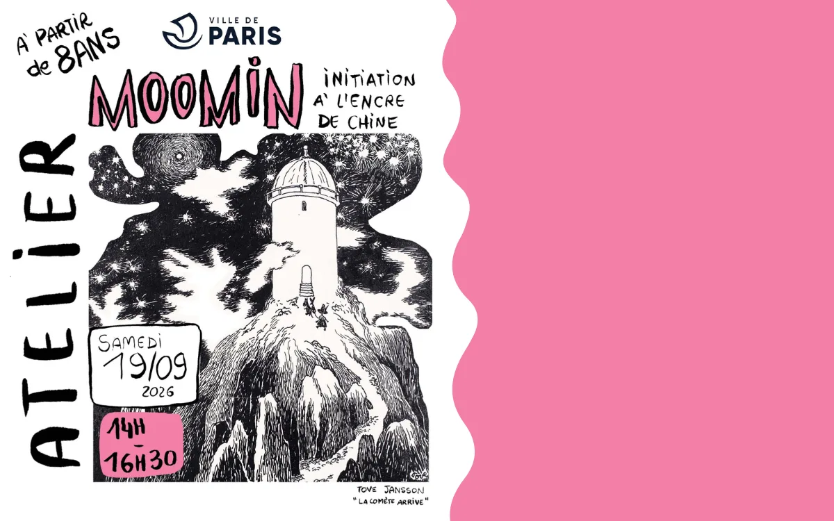 Atelier Moomin : initiation à l'encre de chine
