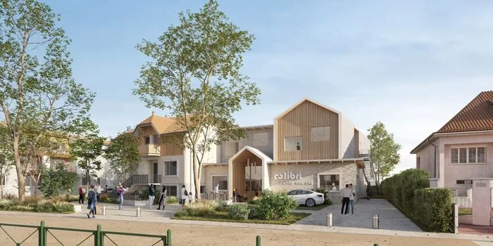 Visite du Centre Social Colibri de la commune de Villars-Les-Dombes Architecte : Atelier de la Passerelle