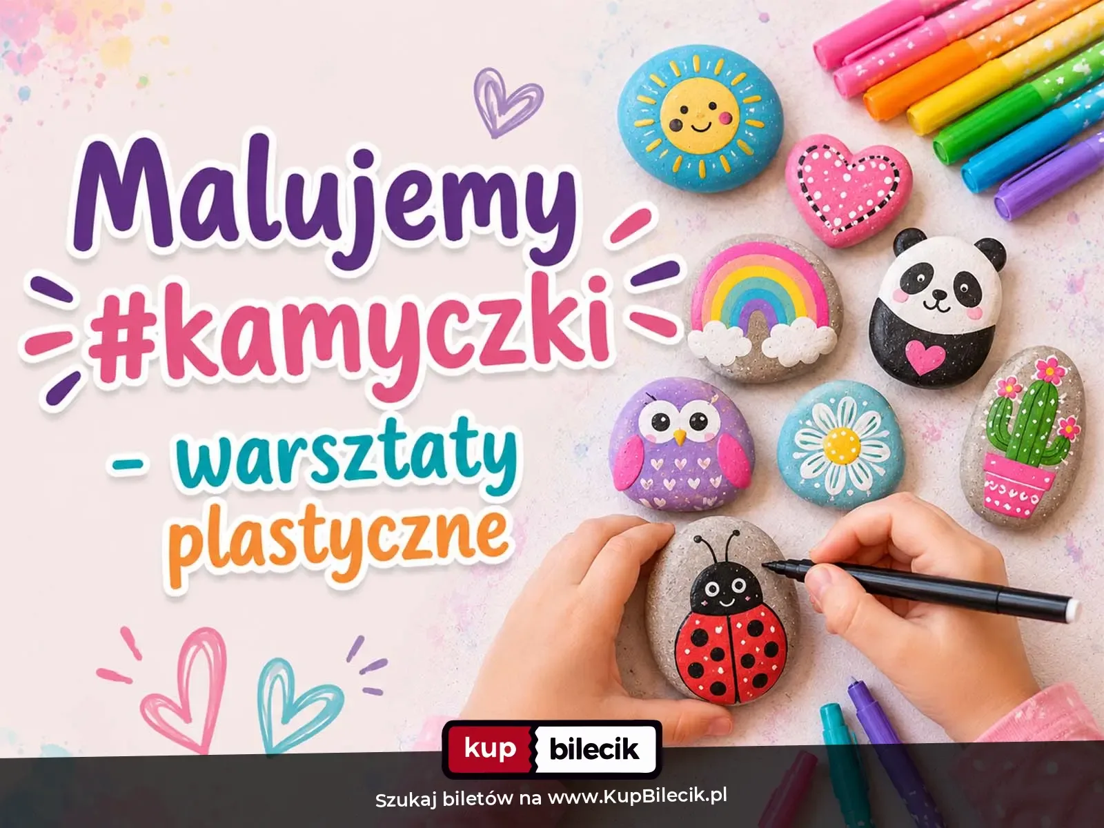 Malujemy kamyczki - warsztaty plastyczne