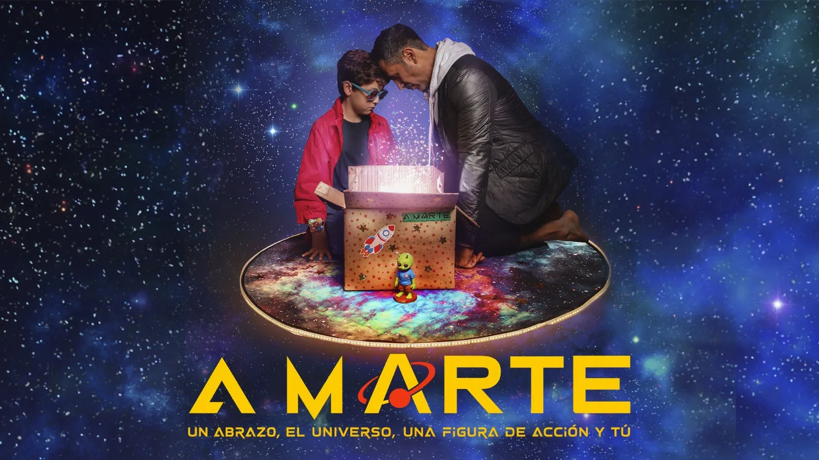 A Marte. Un abrazo, el universo, una figura de acción y tú.