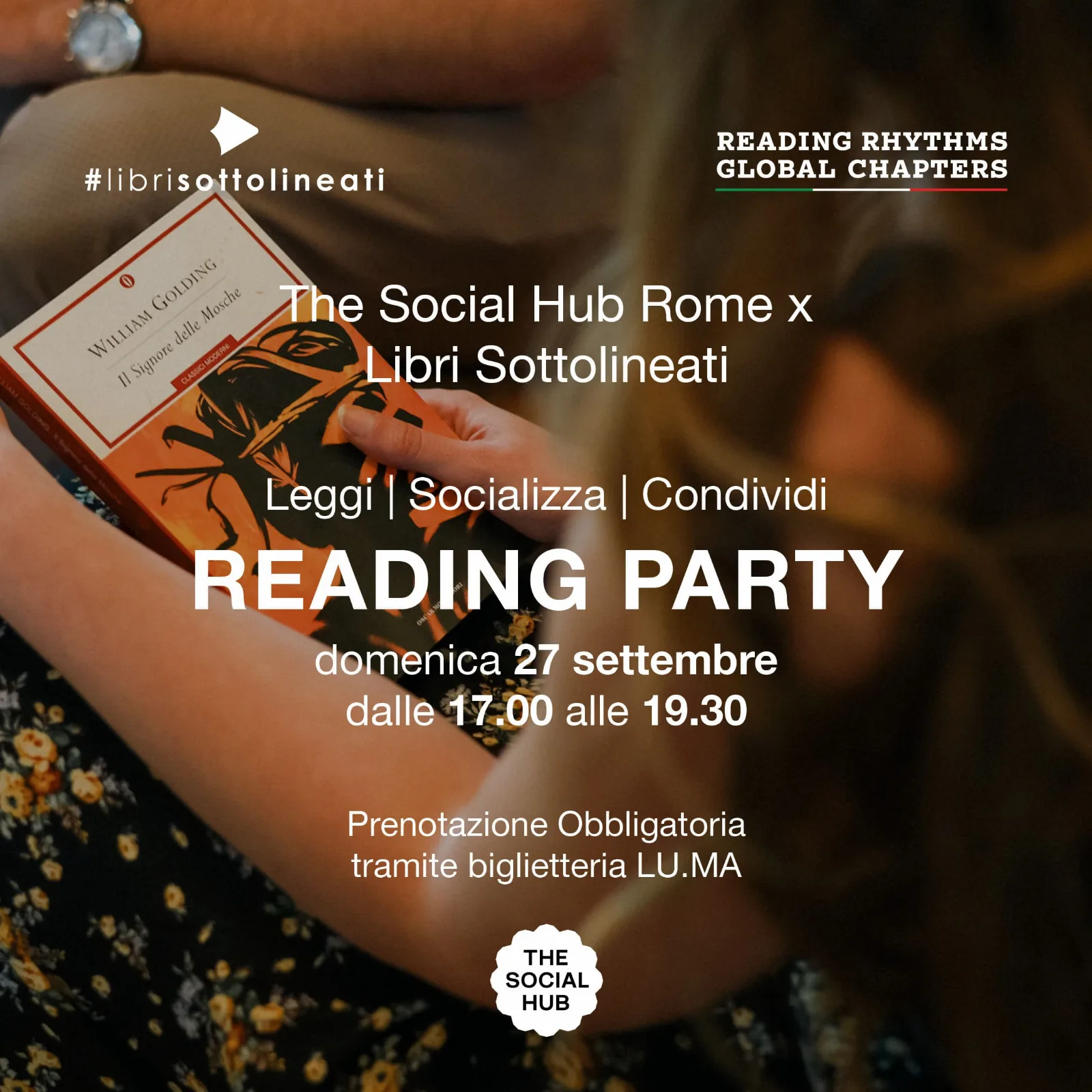 Reading Party Roma: domenica 27 settembre