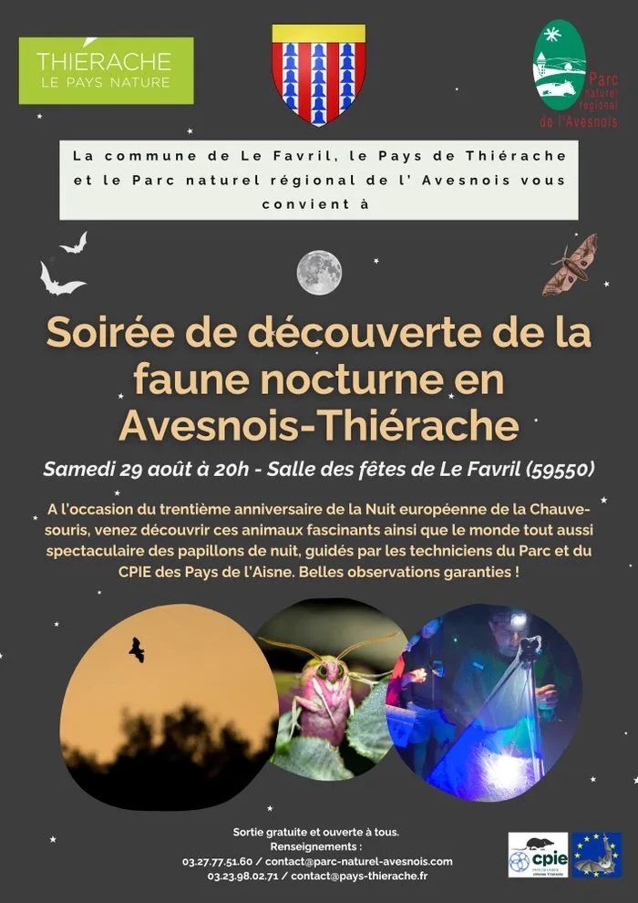 Soirée faune nocturne en Avesnois-Thiérache
