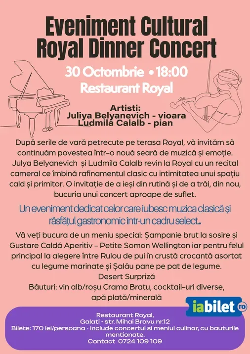 Galati: Royal Dinner Concert