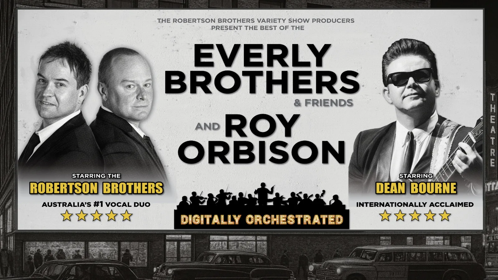 The Robertson Brothers present The Everly Brothers and Roy Orbison