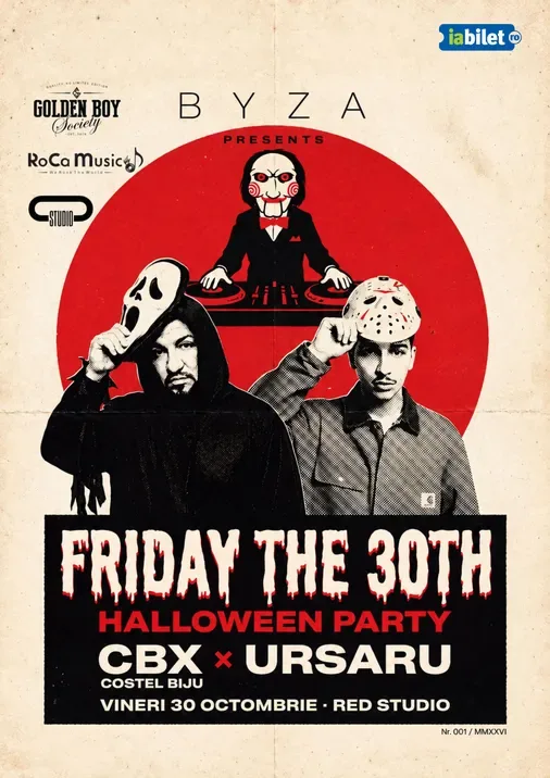 Friday The 30th Halloween Party Costel Biju & Ursaru