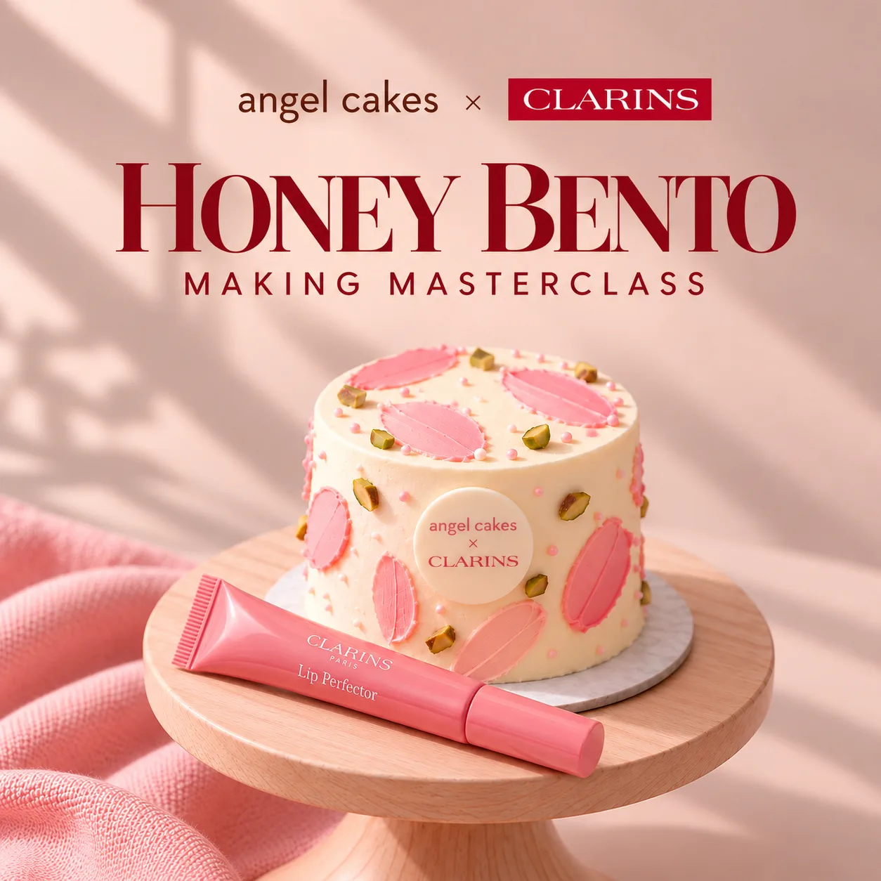 Honey Bento Making Masterclass | CLARINS x Angel cakes