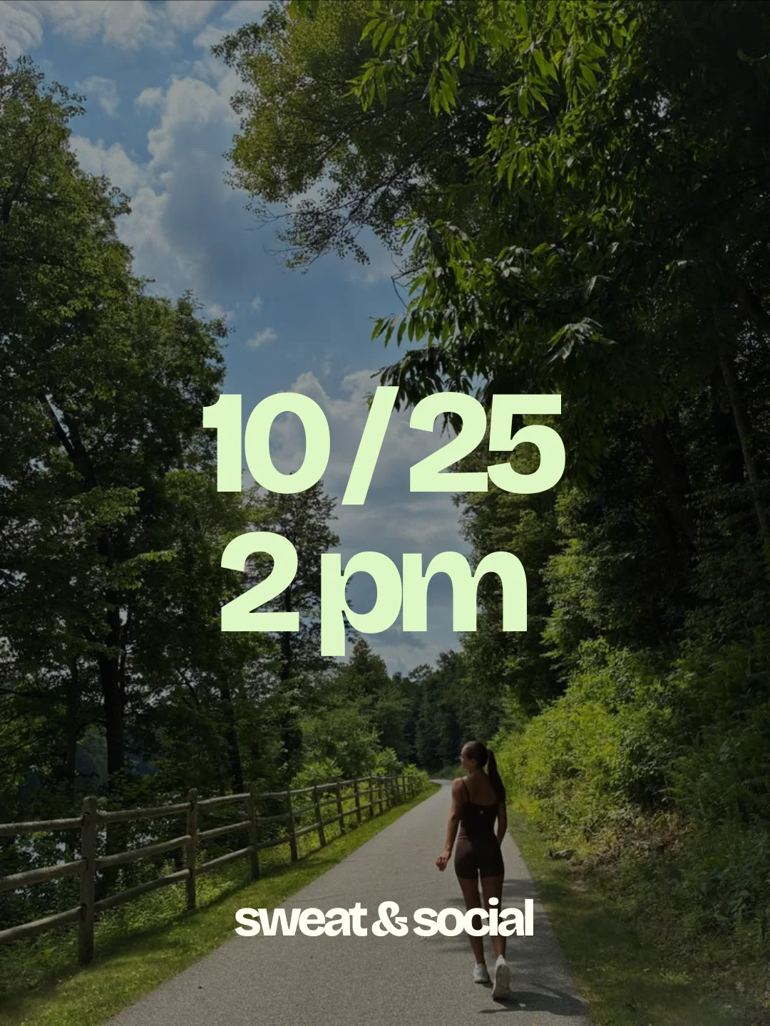 SWEAT & SOCIAL × TBD: Sunday (power) walk & social time 🍂