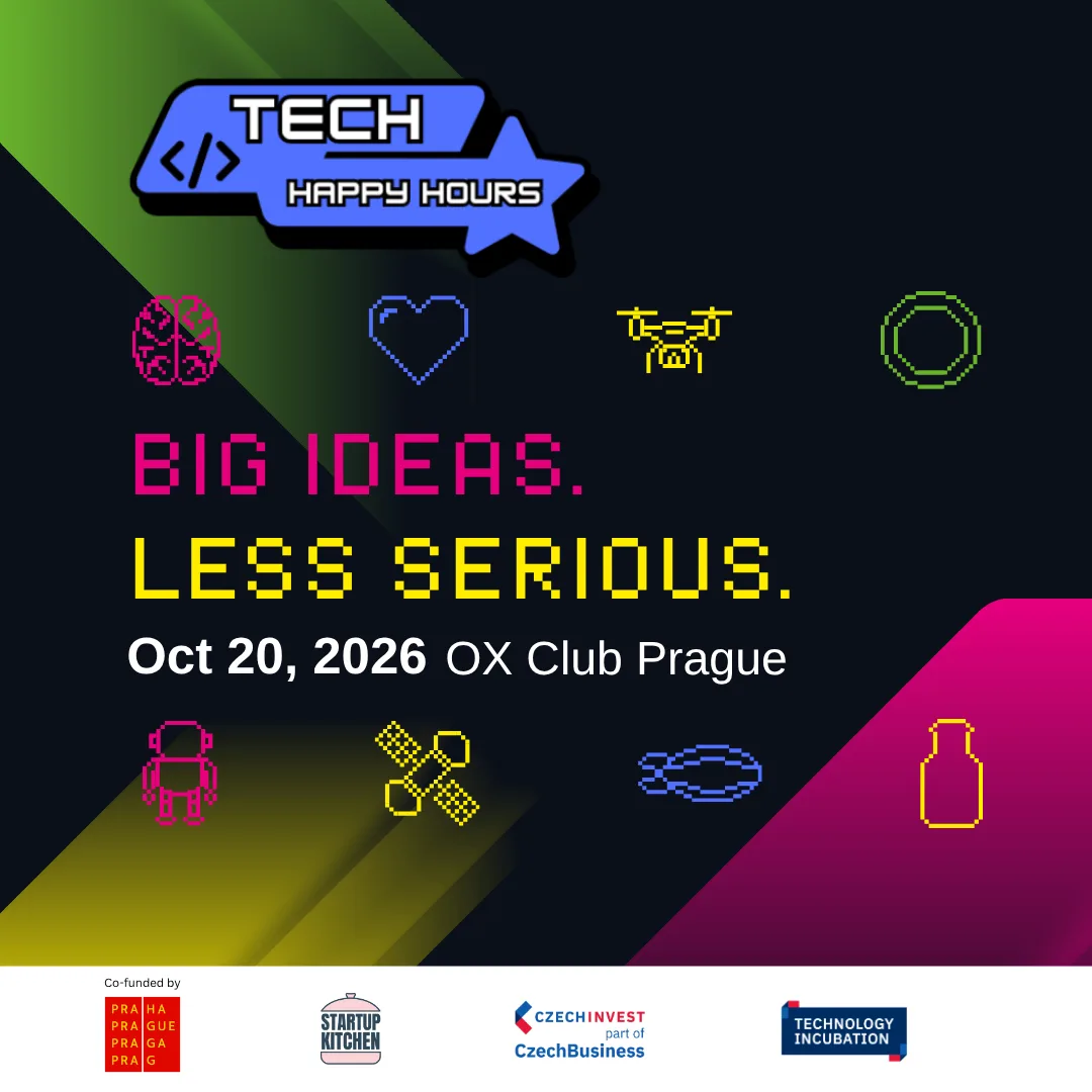 Tech Happy Hours 2026 - Prague's flagship startup event.