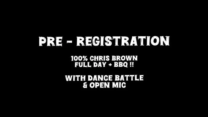 100% CHRIS BROWN PARTY FULL DAY + BBQ (PARIS)