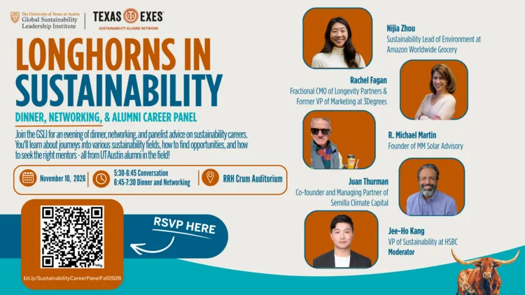 Longhorns in Sustainability: A Career Panel