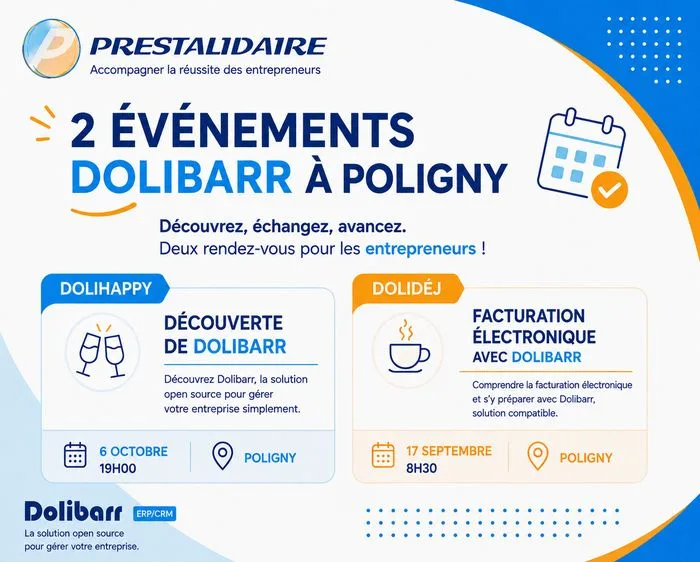 Découverte de Dolibarr ERP CRM à Poligny