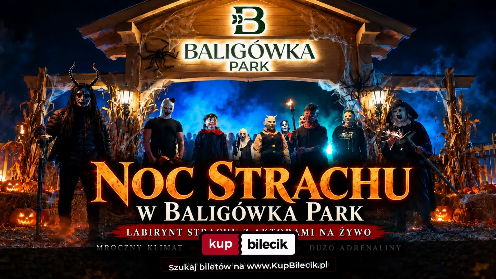 Noc strachu w Baligówka Park