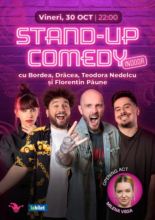 The Fool: Stand-up comedy cu Bordea, Drăcea, Teodora Nedelcu și Florentin Păune