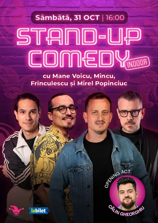 The Fool: Stand-up comedy cu Mane Voicu, Mincu, Frînculescu și Mirel Popinciuc