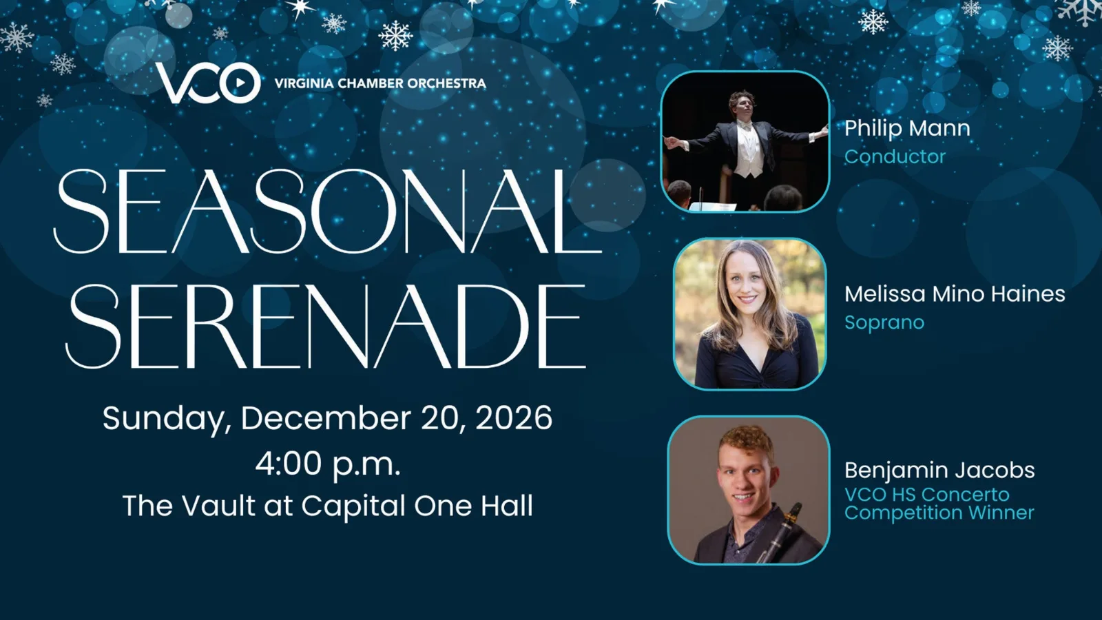 The VCO Presents: Seasonal Serenade