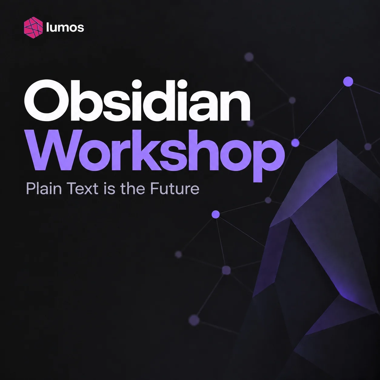 Obsidian Workshop