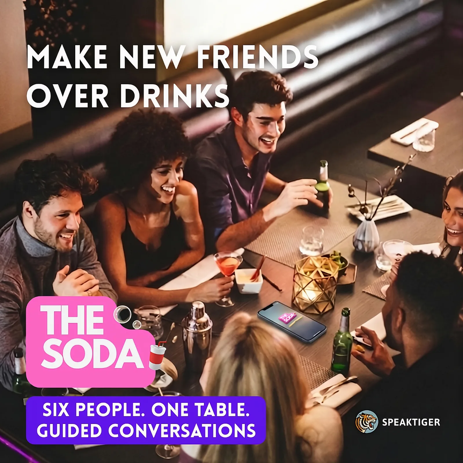 Make new friends over drinks #3 – The Soda by SpeakTiger🐯