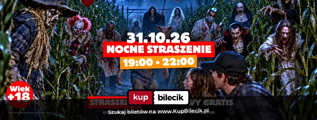 Noc grozy w Labirynt w Polu Kukurydzy - Zator - HORROR W KUKURYDZY!