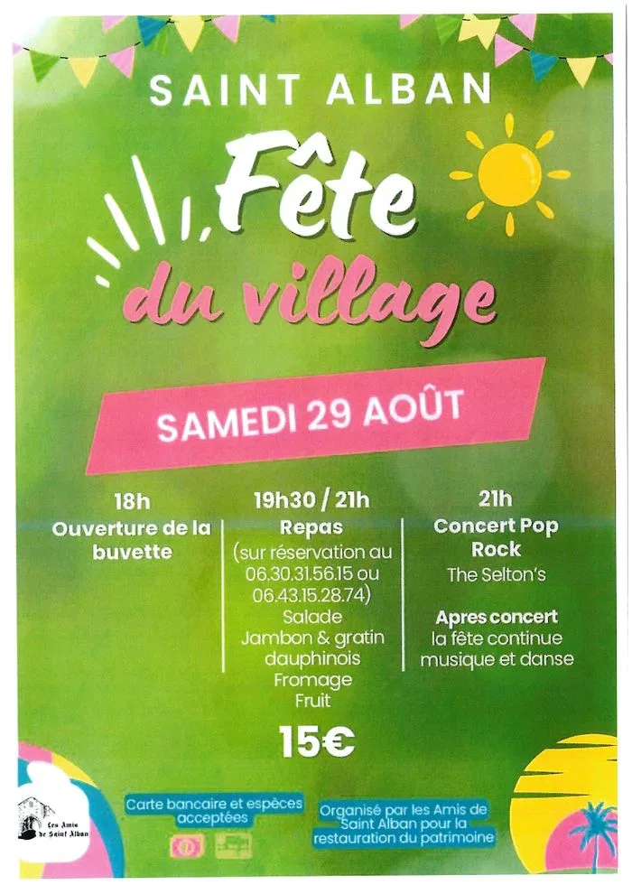 Fête du village de Saint-Alban