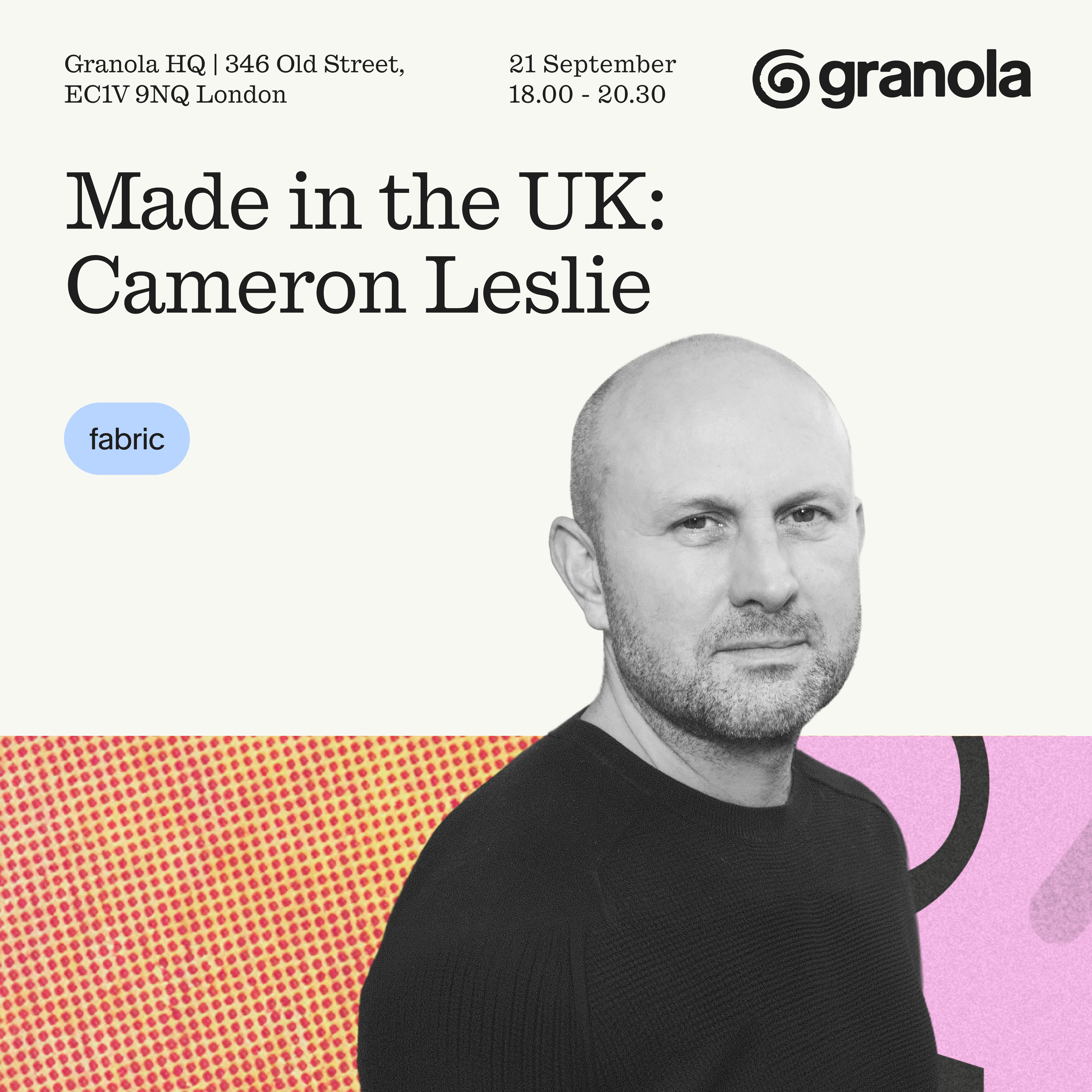 Made in the UK: Cameron Leslie (fabric)