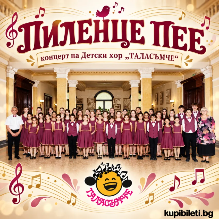 ПИЛЕНЦЕ ПЕЕ - концерт на Детски Хор „ТАЛАСЪМЧЕ“