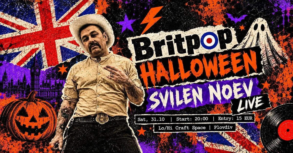 Britpop Halloween: Svilen Noev LIVE | Lo/Hi Craft Space | 31.10