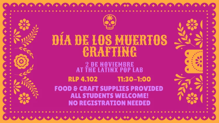 Día de los muertos crafting