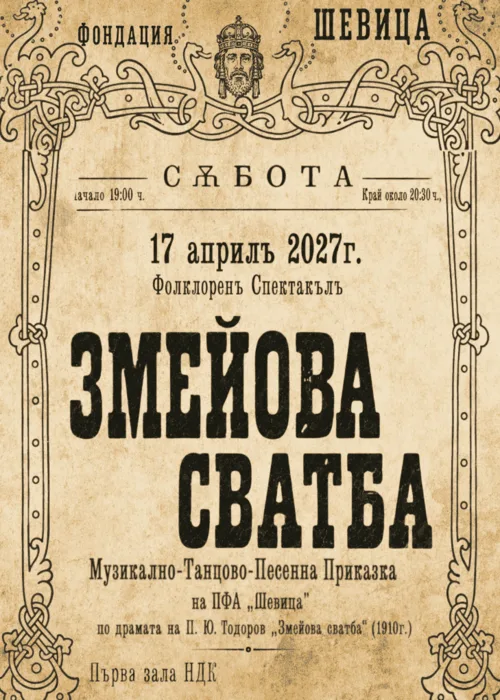 Спектакъл на ПФА “Шевица” - “ЗМЕЙОВА СВАТБА” - София
