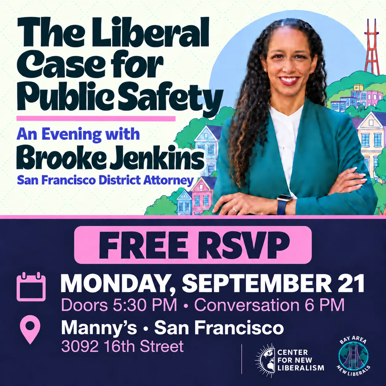 The Liberal Case for Public Safety: An Evening with Brooke Jenkins