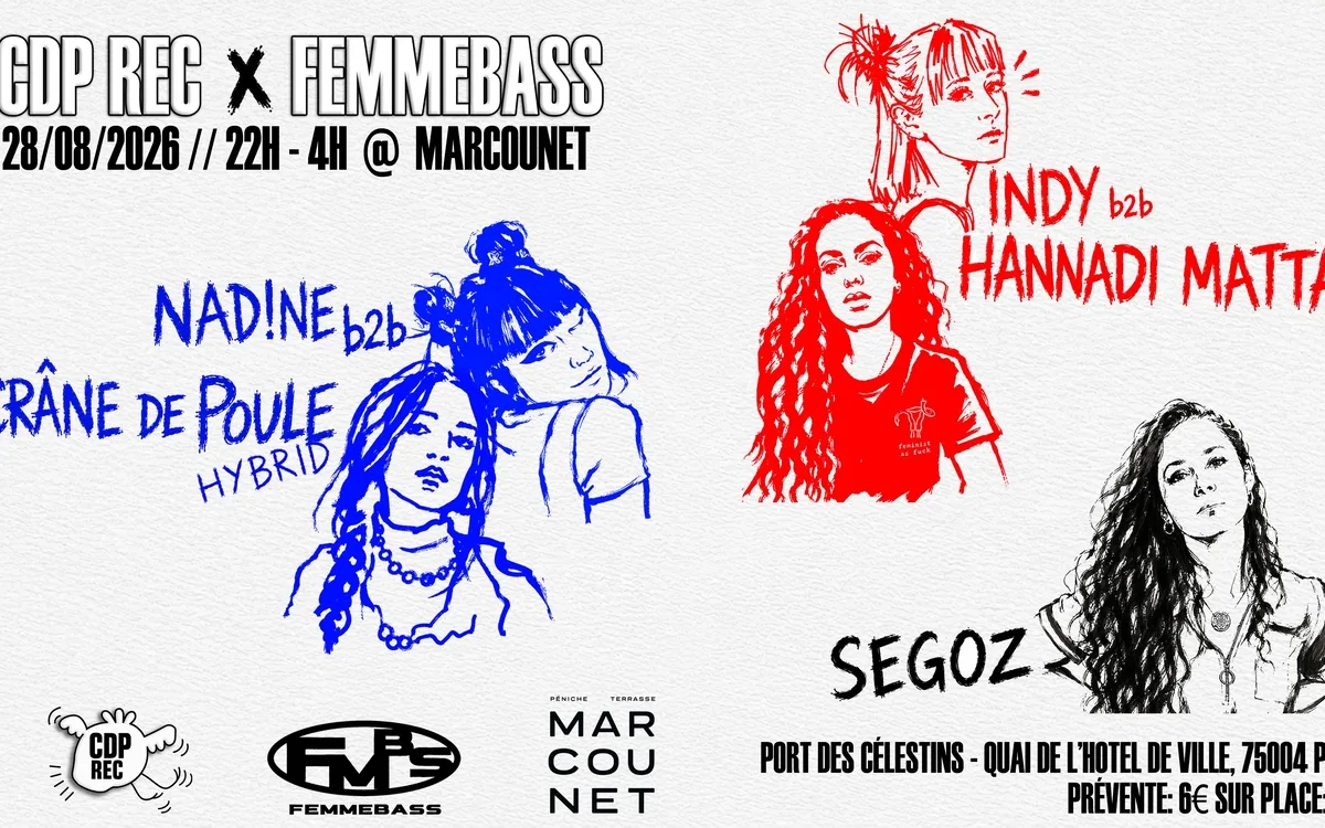 CDP REC x FEMMEBASS: Nad!ne b2b Crâne de Poule & more