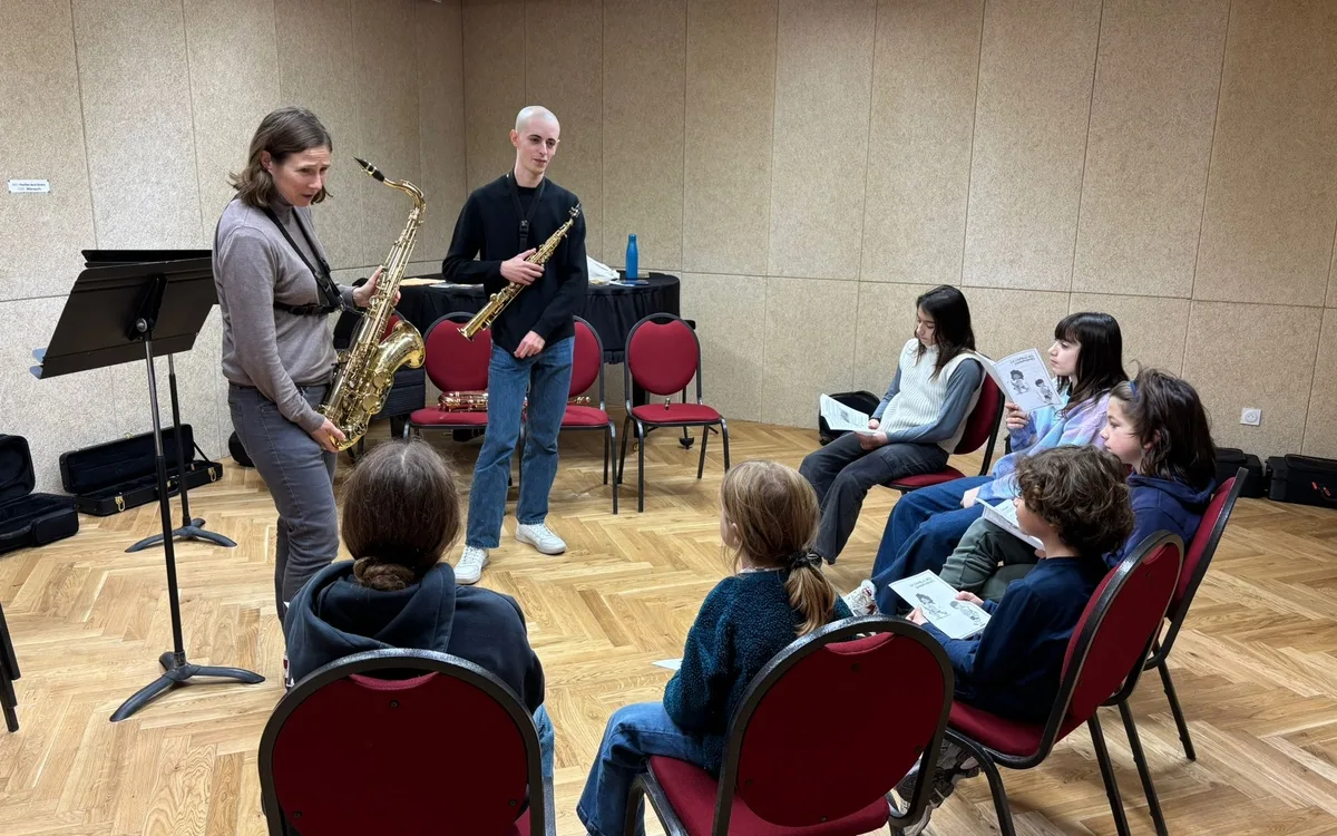 Atelier découverte du saxophone avec le Quatuor Zahir