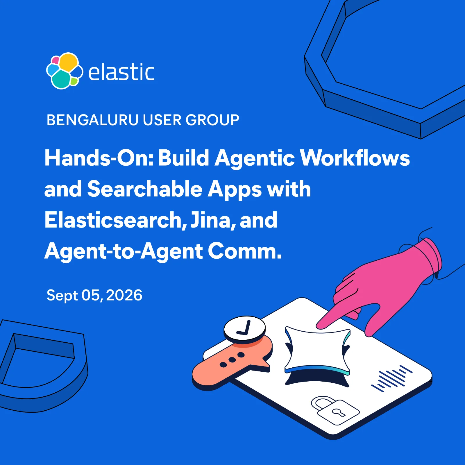 Hands-On: Build Agentic Workflows and Searchable Apps with Elasticsearch, Jina, and Agent-to-Agent Comm.