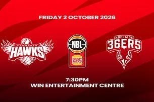 2026-27 Hungry Jacks NBL Season - Illawarra Hawks v ADELAIDE 36ERS