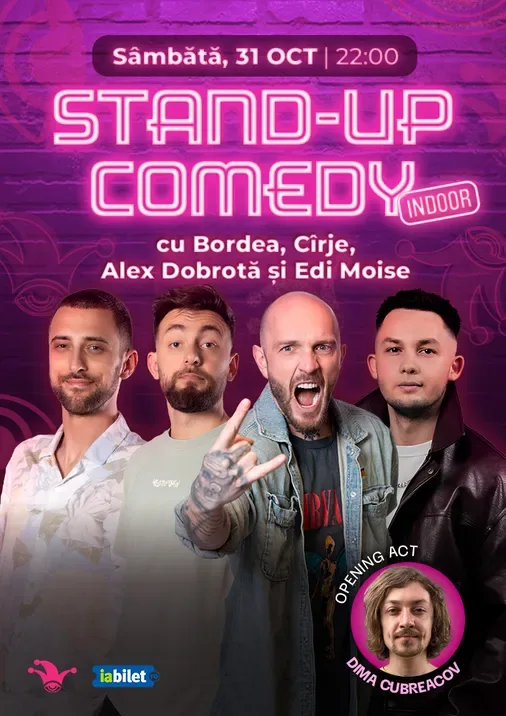 The Fool: Stand-up comedy cu Bordea, Cîrje, Alex Dobrotă și Edi Moise