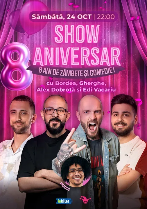 The Fool: Stand-up comedy cu Bordea, Gherghe, Alex Dobrotă și Edi Vacariu