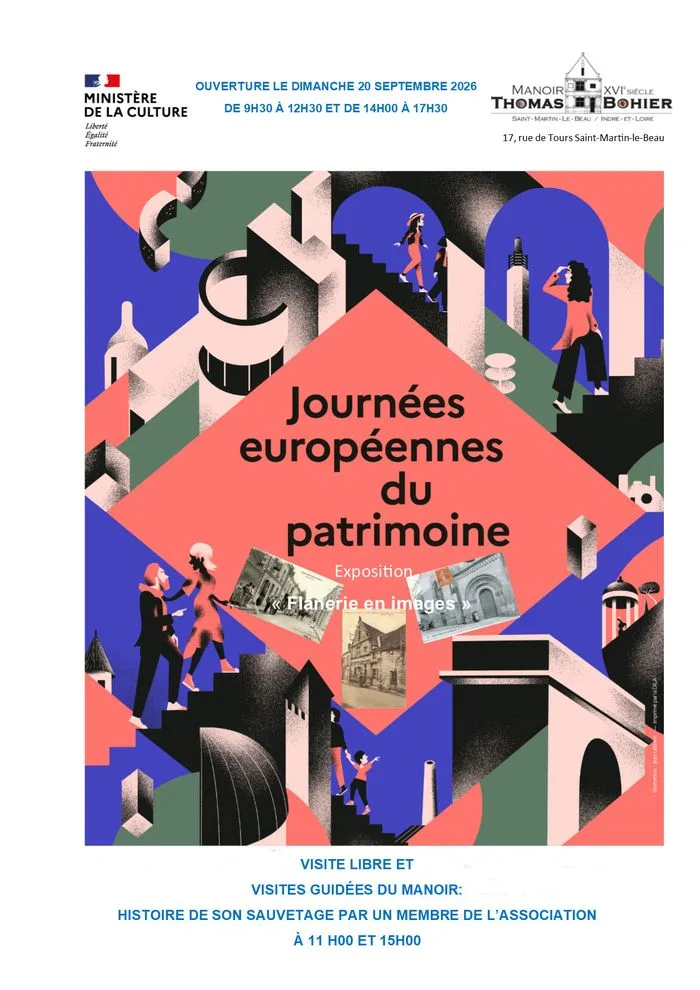 Exposition "Saint-Martin-le-Beau : Flânerie en images"