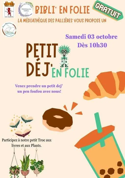 Petit déjeuner de découverte de la Médiathèque des Pallières