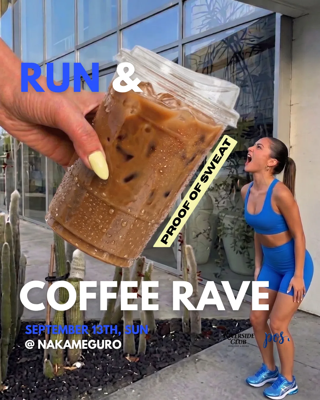 PoS × RIVERSIDE CLUB: Run & Coffee Rave ☕️🏃‍♀️
