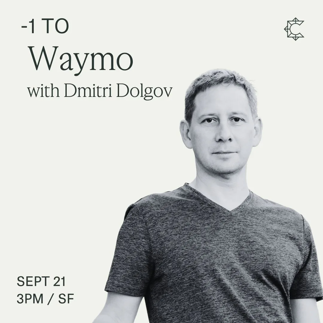 -1 to Waymo with Dmitri Dolgov