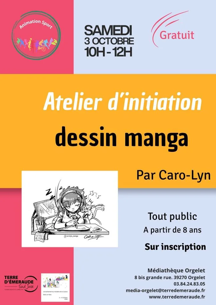 Atelier d'initiation au dessin manga