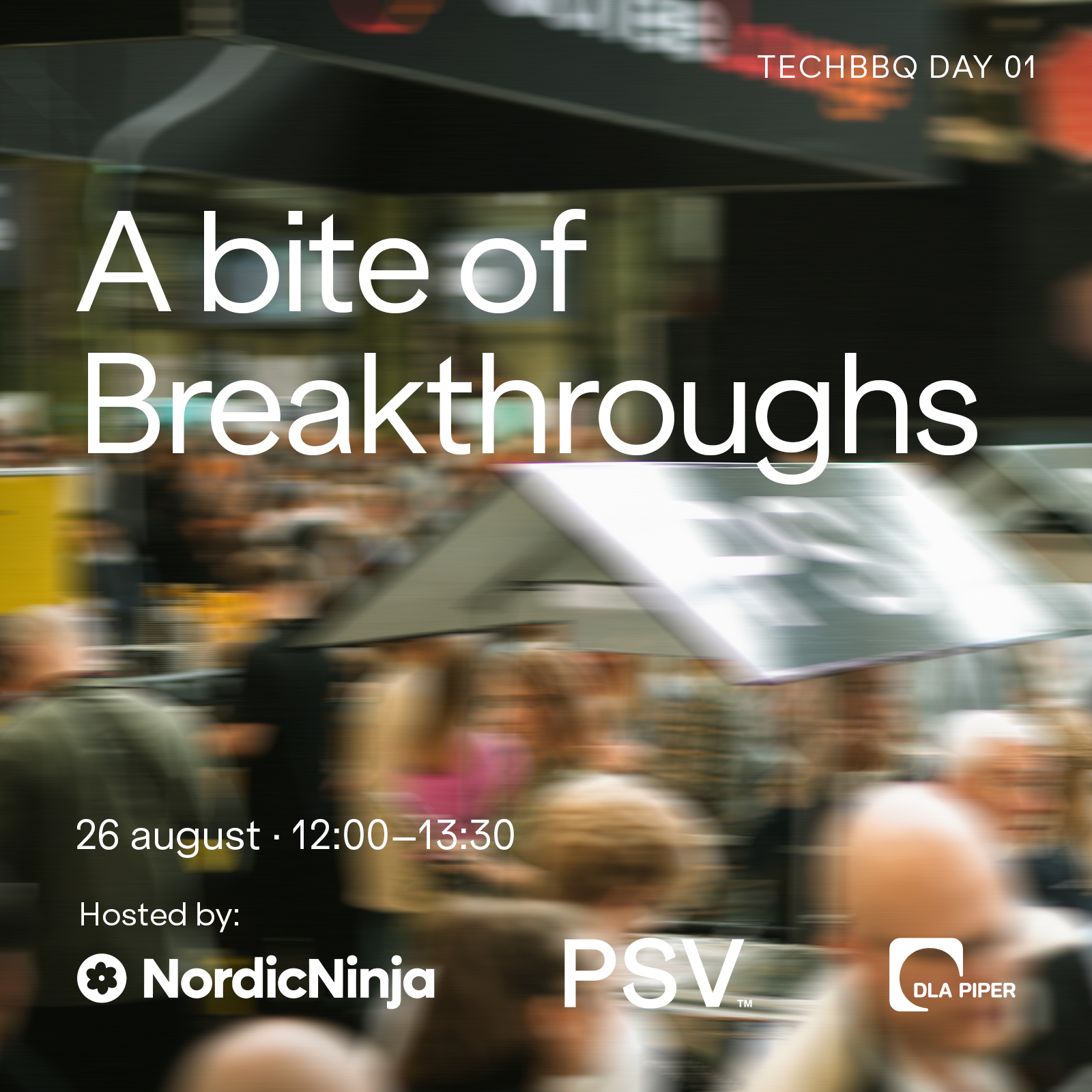 A Bite of Breakthroughs. A deeptech-focused TechBBQ Side Event — hosted by NordicNinja, PSV & DLA Piper 🍣
