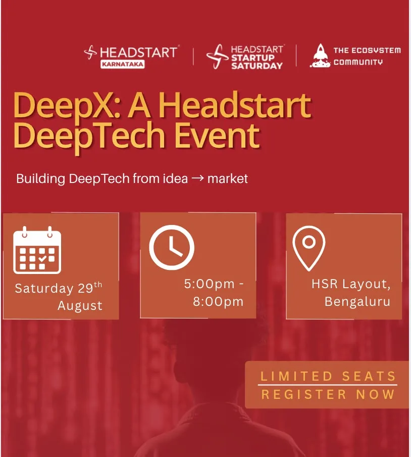 DeepX : A Headstart DeepTech Event